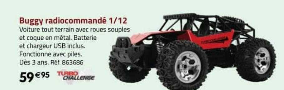 buggy radiocommandé 1-12 turbo challenge