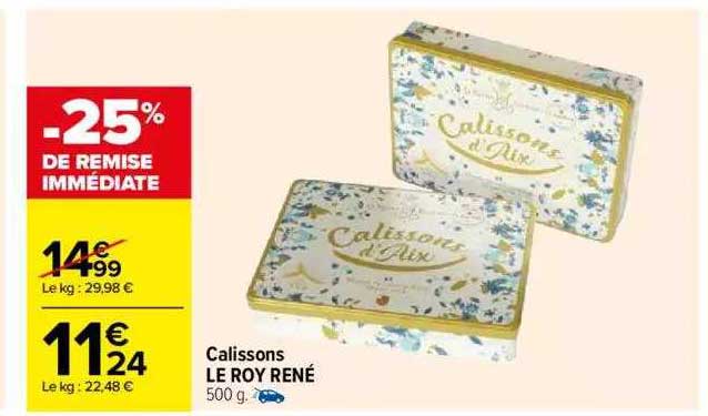 calissons le roy rené