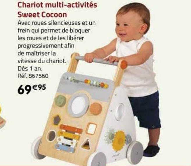 chariot multi-activités sweet cocoon