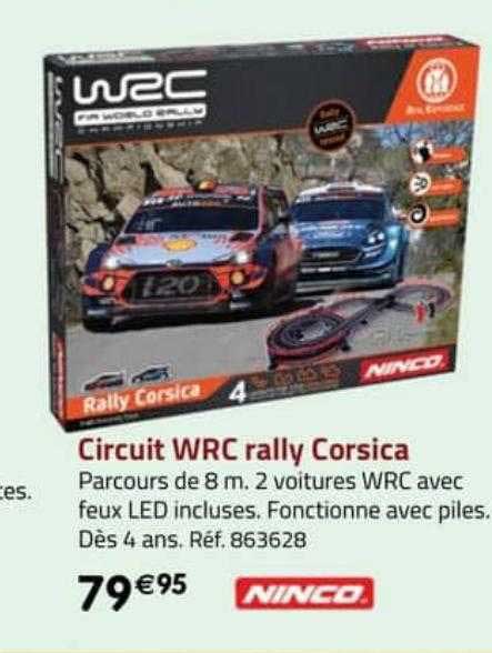 circuit wrc rally corsica ninco