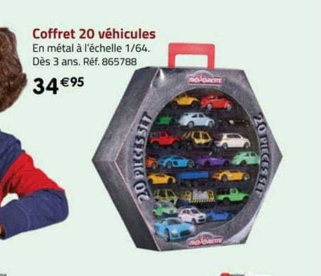 Coffert 20 Véhicules Majorette