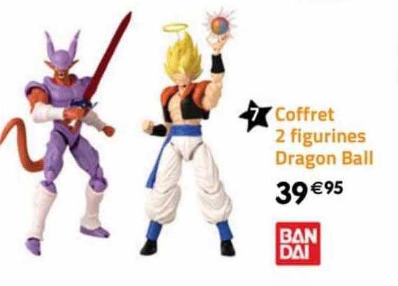coffret 2 figurines dragon ball bandai