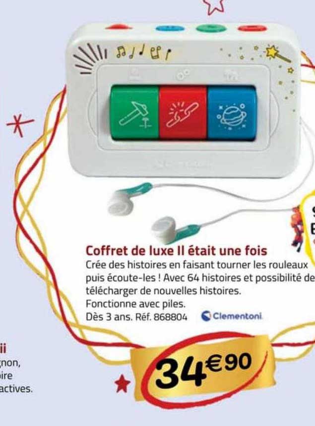 coffret de luxe il était une fois clementoni