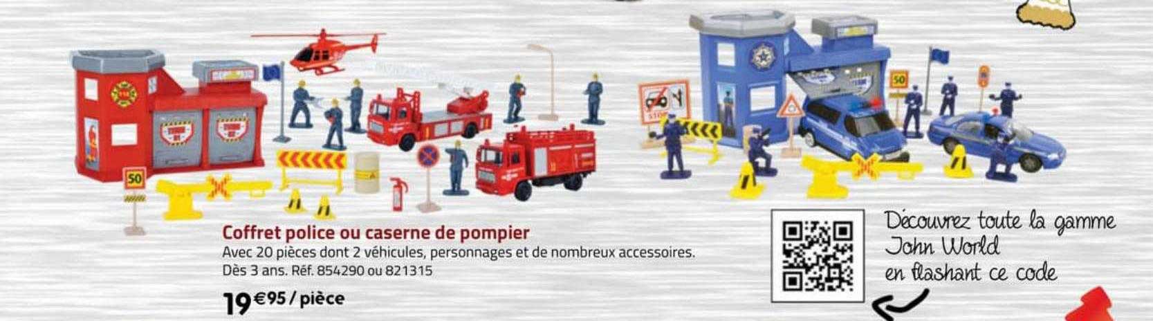 coffret police ou caserne de pompier