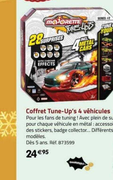 Coffret Tune-up"s 4 Véhicules Majorette