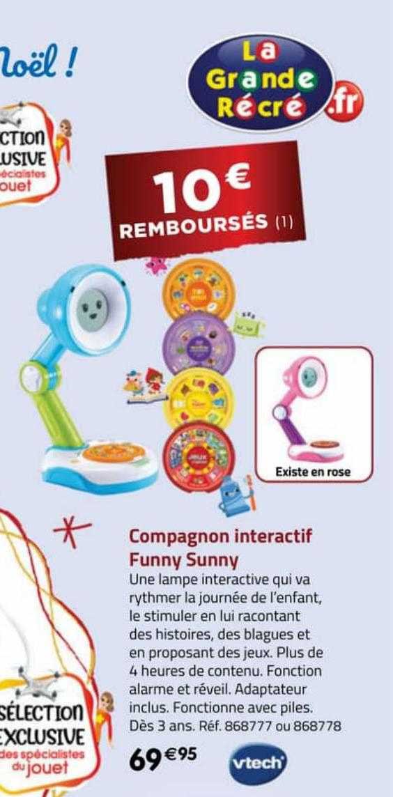 compagnon interactif funny sunny vtech