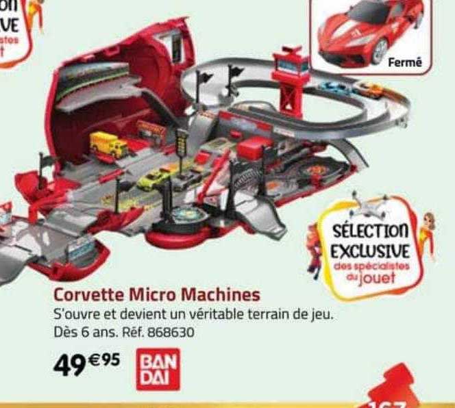 corvette micro machines bandai