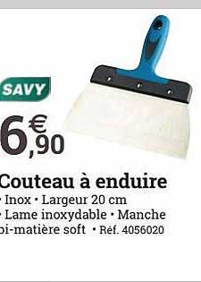 couteau à enduire savy