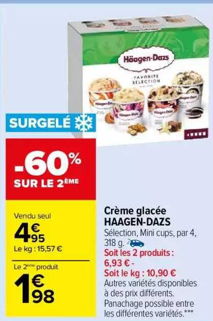 crème glacée häagen-dazs