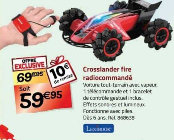 crosslander fire radiocommandé lexibook