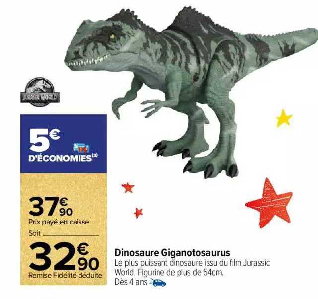 Dinosaure Giganotosaurus Jurassic World