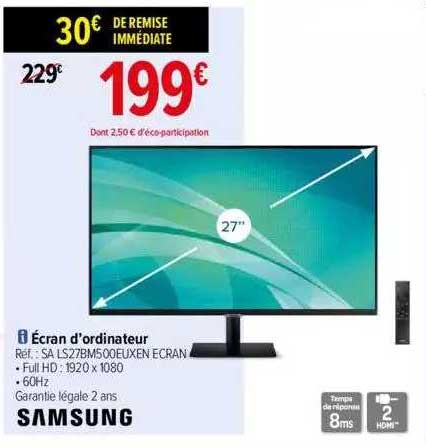 écran d'ordinateur samsung 27"