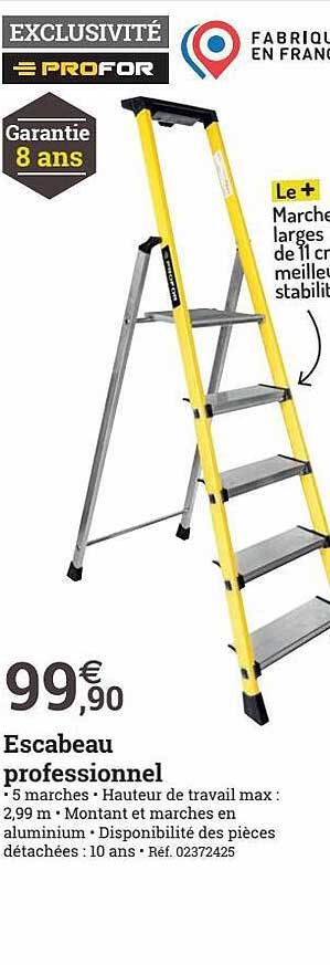 escabeau professionnel profor