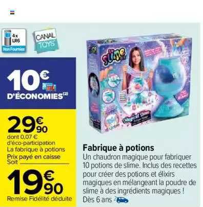 fabrique à potions canal toys