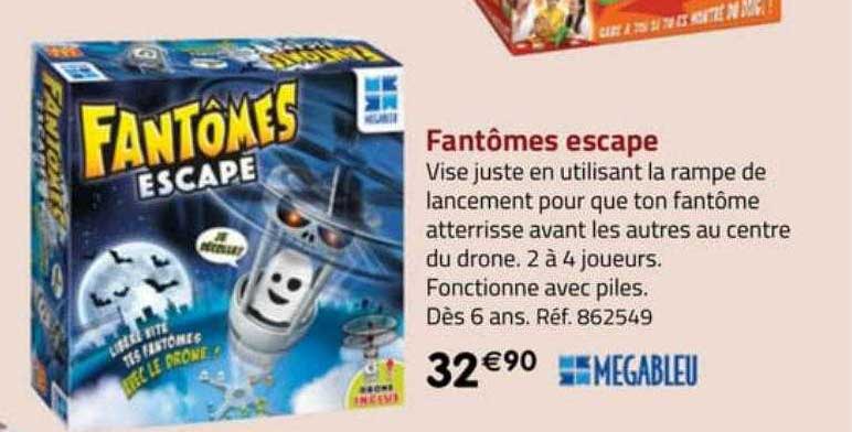 fantômes escape méga bleu