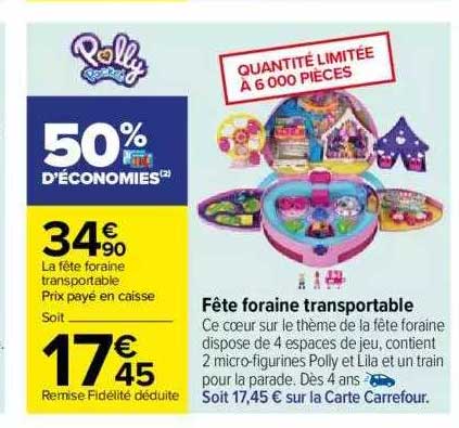 fête foraine transportable polly pocket