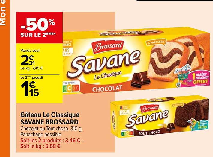 Gâteau Le Classique Savane Brossard