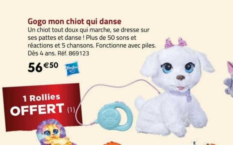gogo mon chiot qui danse hasbro