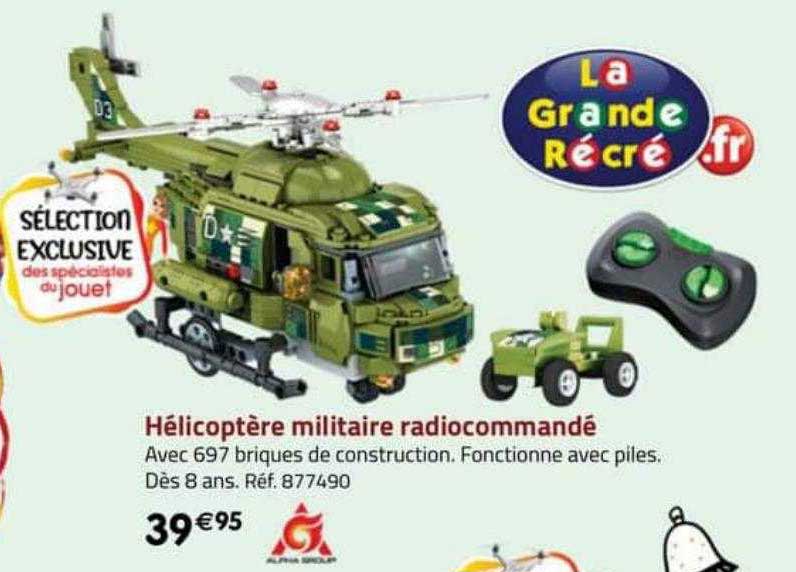 hélicoptère militaire radiocommandé alpha group