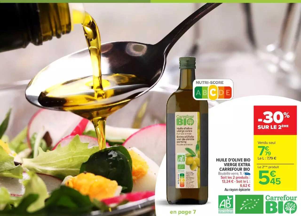 Huile D'olive Bio Vierge Extra Carrefour Bio