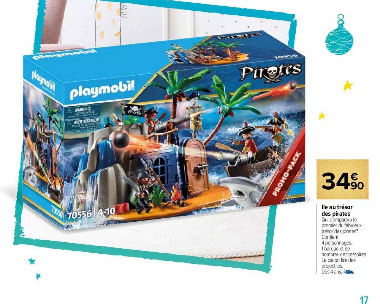 île au trésor des pirates playmobil