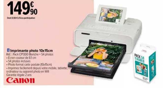 Imprimante Photo 10x15 Cm Canon