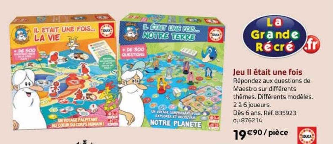 jeu il était une fois la grande récré