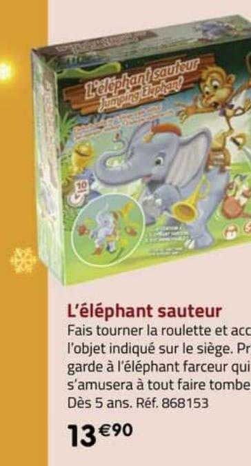 l'éléphant sauteur