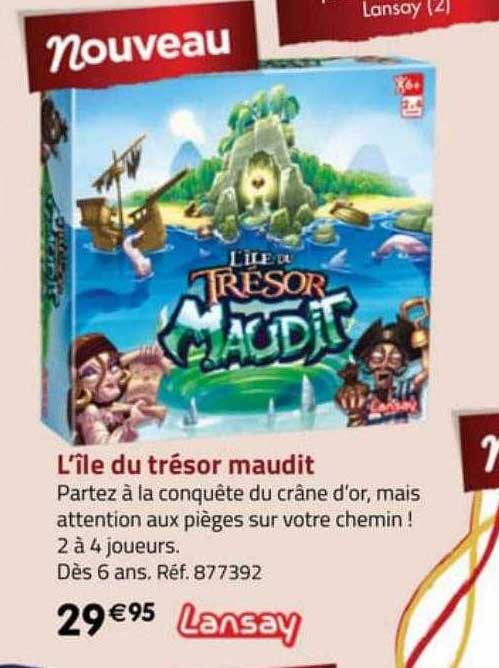 l'île du trésor maudit lansay