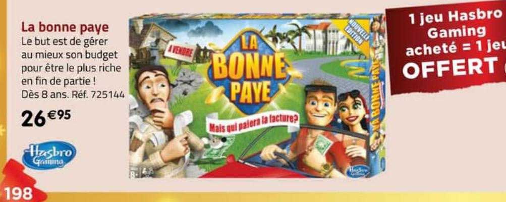 la bonne paye hasbro gaming