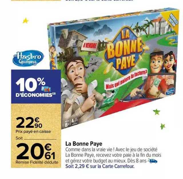la bonne paye hasbro gaming