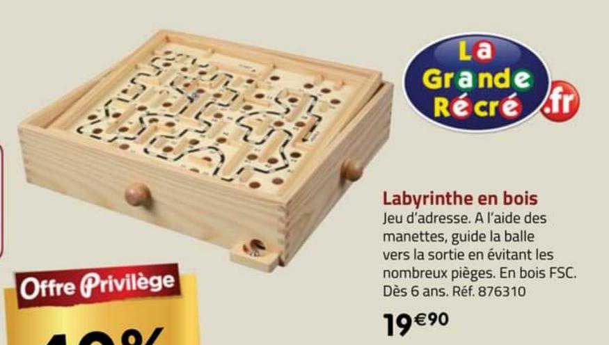 Labyrinthe En Bois