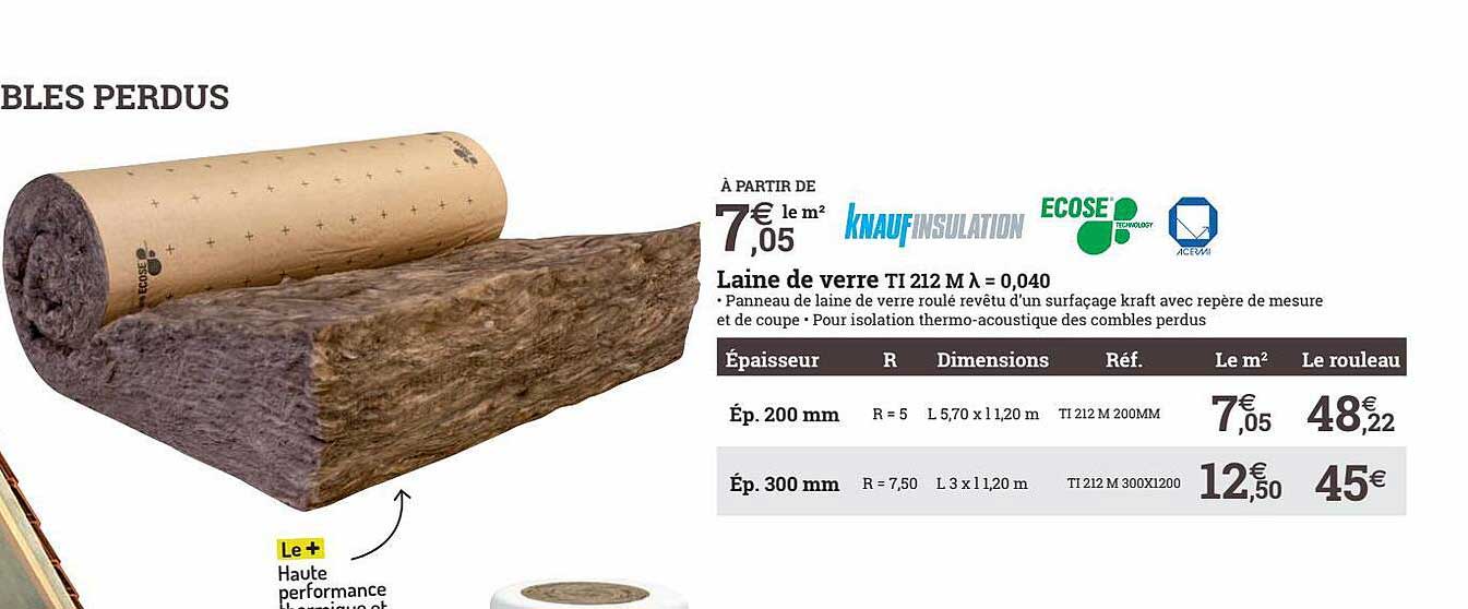 laine de verre knauf insulation