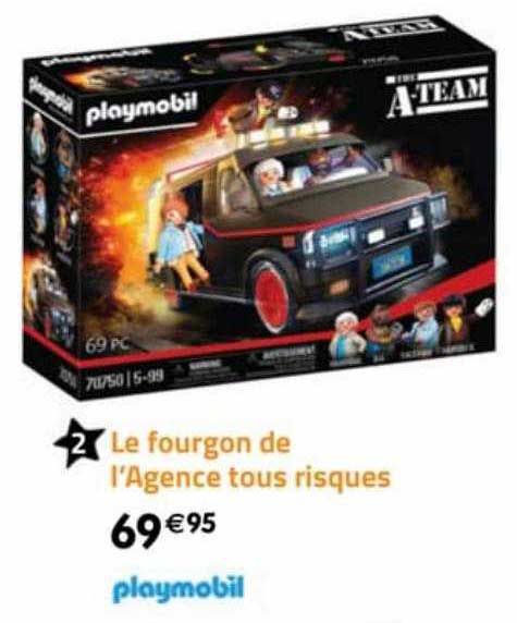 le fourgon de l'agence tous risques playmobil