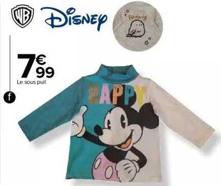 le sous pull disney