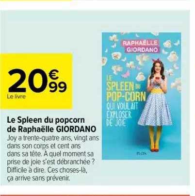 le spleen du popcorn de raphaëlle gioirdano