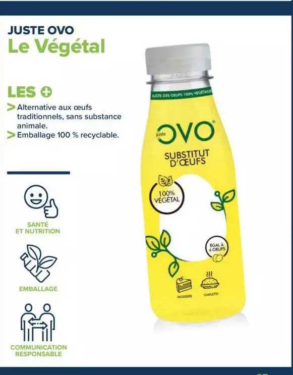 le végétal juste ovo