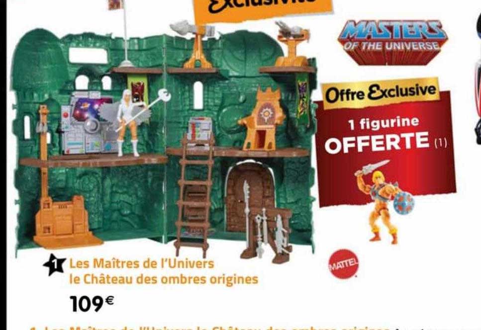 les maîtres de l'univers le château des ombres origines mattel
