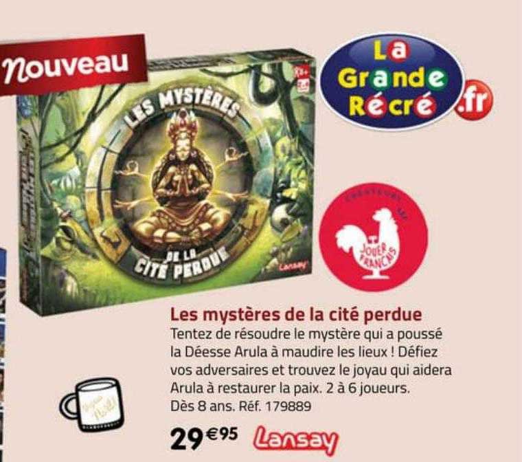 les mystères de la cité perdue lansay