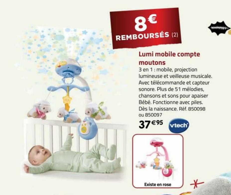 lumi mobile compte moutons vtech