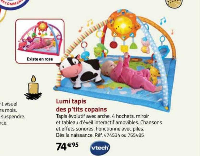 lumi tapis des p'tits copains vtech