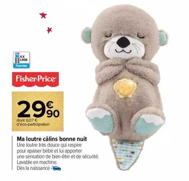 ma loutre câlins bonne nuit fisher-price