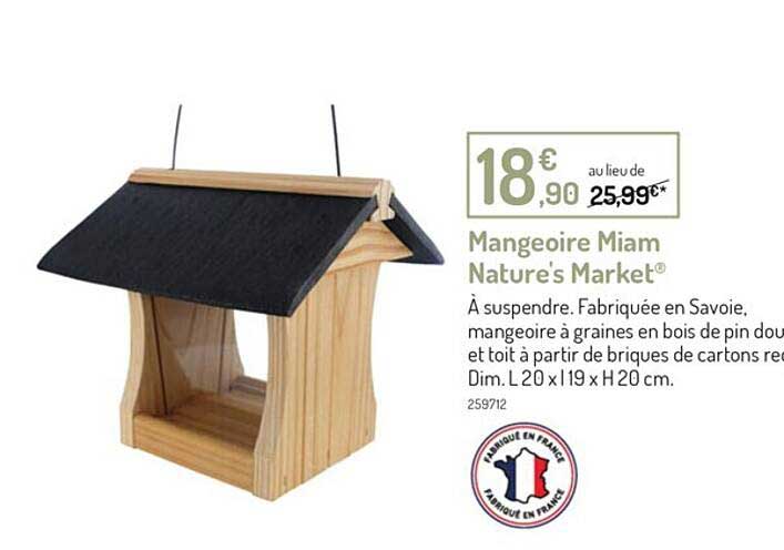 Mangeoire Miam Nature's Market