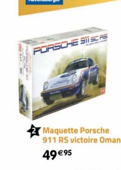 maquette prosche 911 rs victoire oman