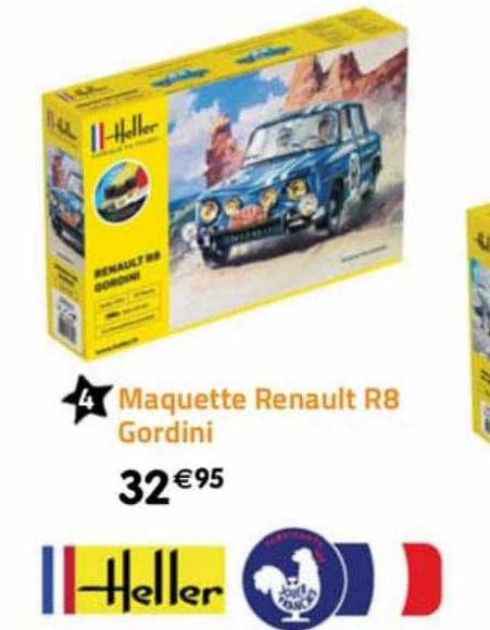 maquette renault r8 gordini