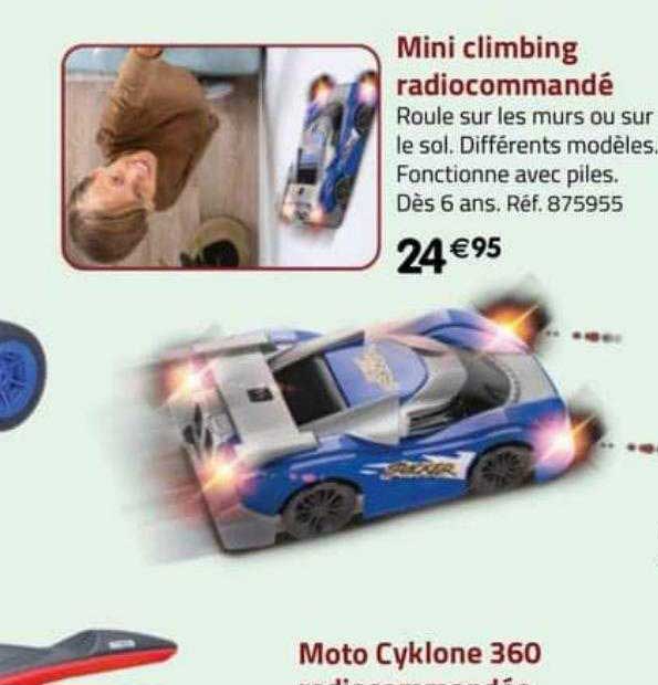 mini climbing radiocommandé