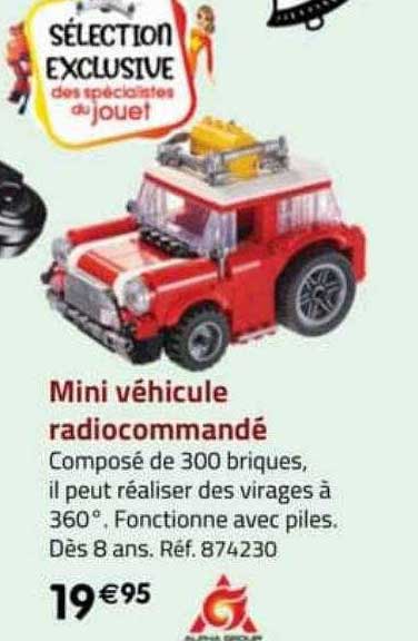 mini véhicule radiocommandé alpha group