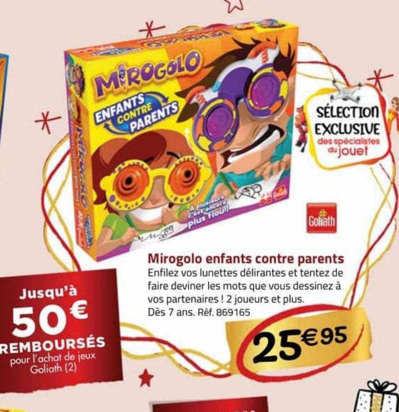 mirogolo enfants contre parents goliath