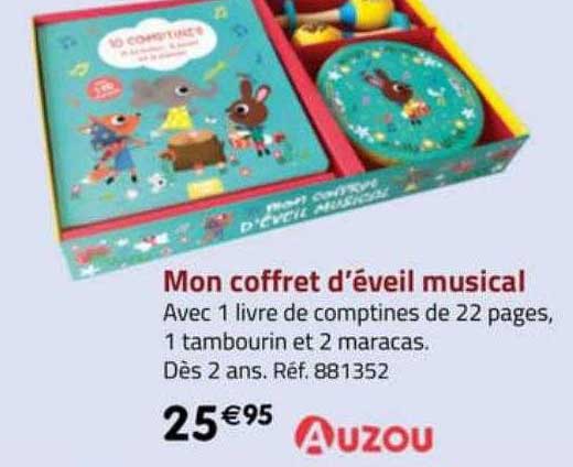 mon coffret d'éveil musical auzou