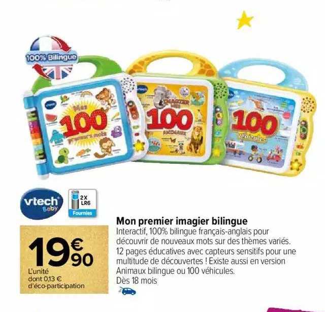 mon premier imagier bilingue vtech